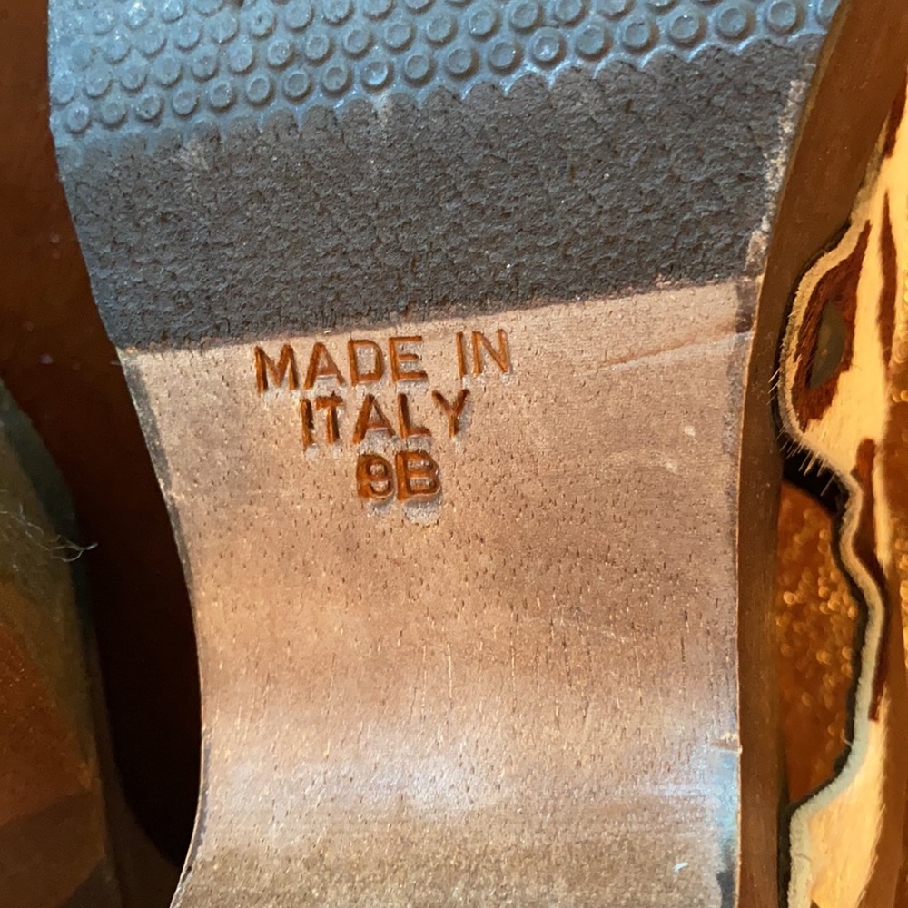 Michael Kors cow hide clogs - Picture 3 of 3